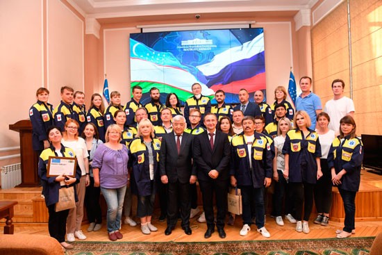 ЗАВЕРШИЛАСЬ МИССИЯ НАХОДИВШЕЙСЯ В НАШЕЙ СТРАНЕ ГРУППЫ РОССИЙСКИХ МЕДИЦИНСКИХ РАБОТНИКОВ